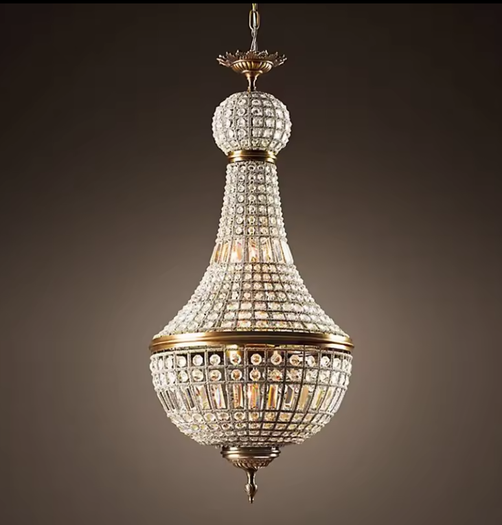 Zeal Lighting Custom style fixtures lighting beaded gold ceiling led luxury modern crystal chandeliers