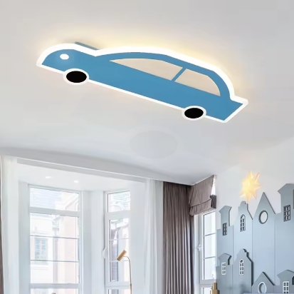 Modern cartoon LED kids lamp boy room cars modeling ceiling light children's bedroom eye protection Kids Lamp