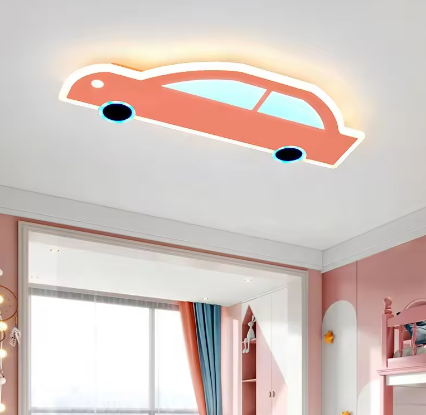 Modern cartoon LED kids lamp boy room cars modeling ceiling light children's bedroom eye protection Kids Lamp