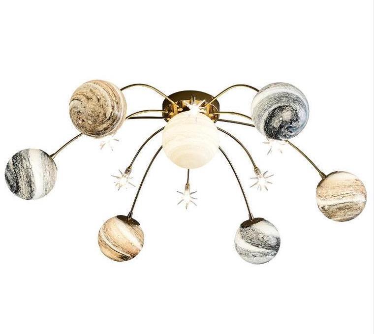 Zeal Lighting home simple modern ceiling hanging lamp hotel wedding crystal ceiling lamp globe