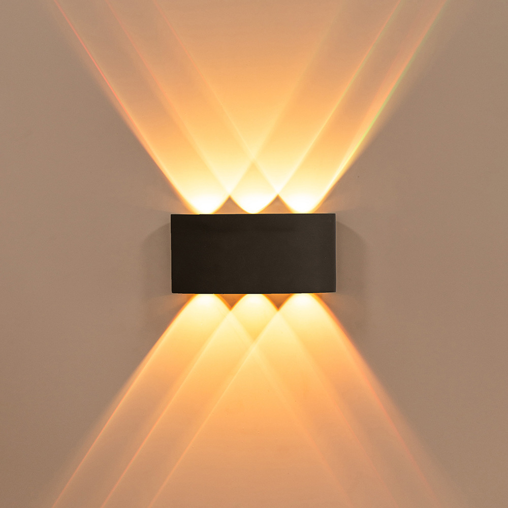 Modern Wall Sconce Wall-mounted Led Stair Step Light Indoor outdoor waterproof Rectangle wall garden lamp