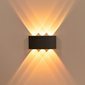 Modern Wall Sconce Wall-mounted Led Stair Step Light Indoor outdoor waterproof Rectangle wall garden lamp