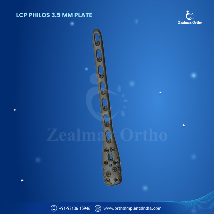 Zealmax Ortho Titanium ISO CE certified Premium Quality Orthopedic Surgery Trauma Implants from India LCP Philos Locking Plate