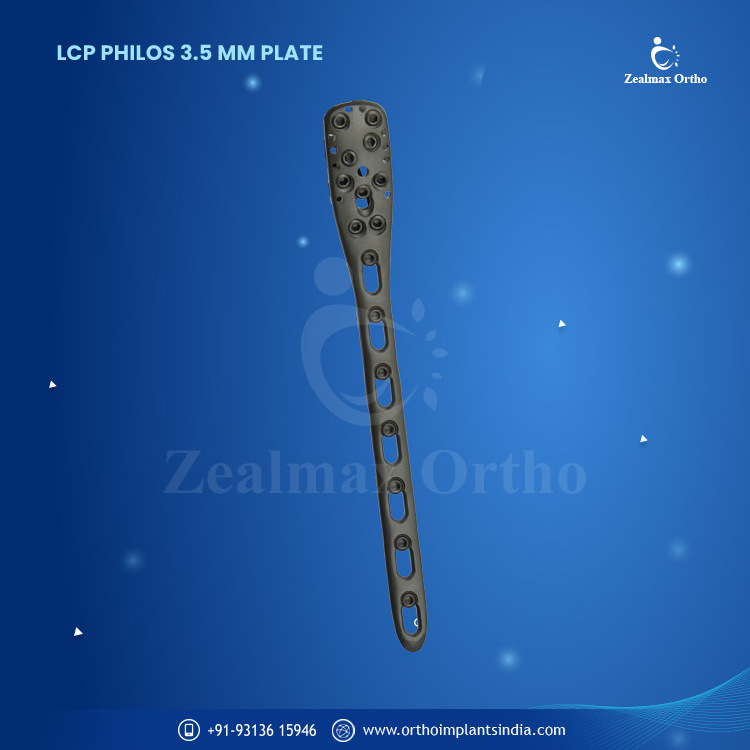 Zealmax Ortho Titanium ISO CE certified Premium Quality Orthopedic Surgery Trauma Implants from India LCP Philos Locking Plate