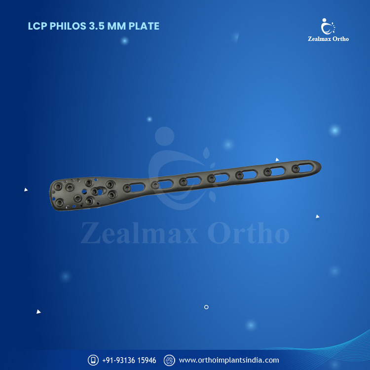 Zealmax Ortho Titanium ISO CE certified Premium Quality Orthopedic Surgery Trauma Implants from India LCP Philos Locking Plate