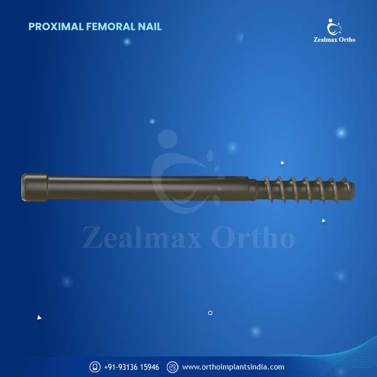 Zealmax Ortho Indian Exporter of Hot Selling Orthopedic Implants Trauma Titanium Nails Proximal Femoral Intramedullary Nail