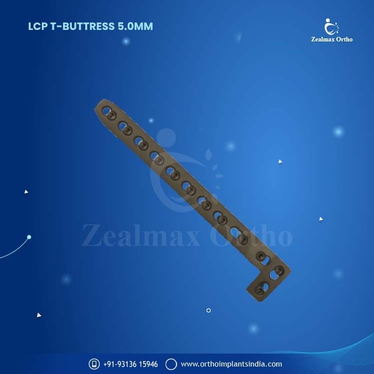 Zealmax Ortho Wholesale Stainless Steel Orthopedic Plate Implants LCP L Buttress Plate Locking Plates