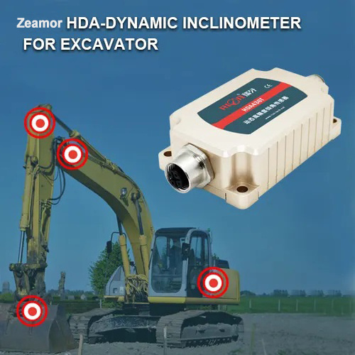 Zeamor Anti-vibration Sensor Tilt Angle Sensor Inclinometer For Industrial Crane