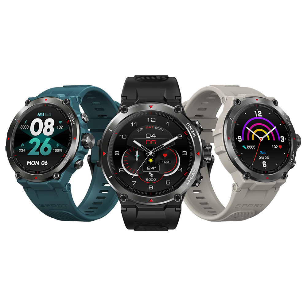 Zeblaze Stratos 2 AMOLED Display 24h Health Monitor 5 ATM Long Battery Life GPS Watch