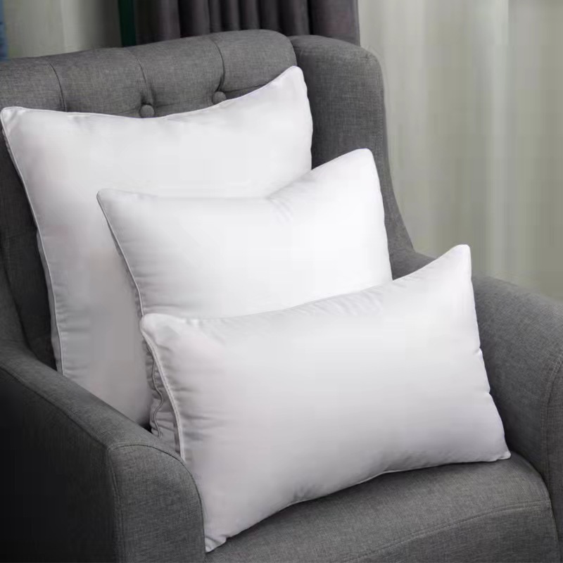 Hotel Cushion Cotton Filled Pillow Inner Bed Cushion Insert In Wholesale