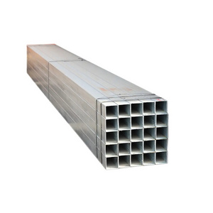 Factory 2x2 3x3 Galvanized Hollow Section 14 gauge tubing tubular iron Square Steel Pipes for Shelter Structure