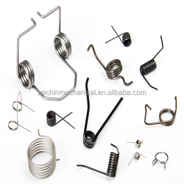 Custom shaped CNC stainless steel wire bending formed spring