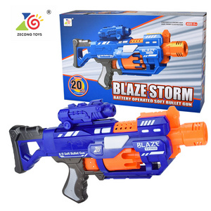 High Quality gun toys soft Bullet Gun Toys for Playing Toy OEM BLAZE Battery Style Electronic Pcs Plastic STORM