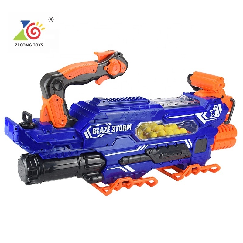 Blaze storm fully motorized blaster toy guns for boys guns for adult foam round ball gun juguetes