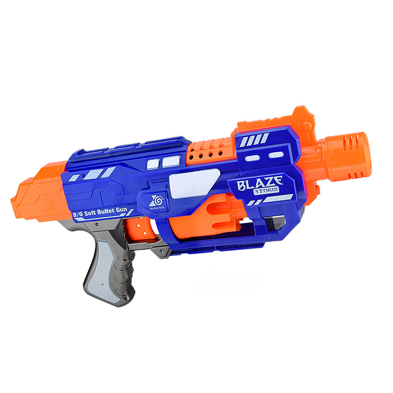 Ze cong super kids toy semi automatic soft bullet gun blaze storm