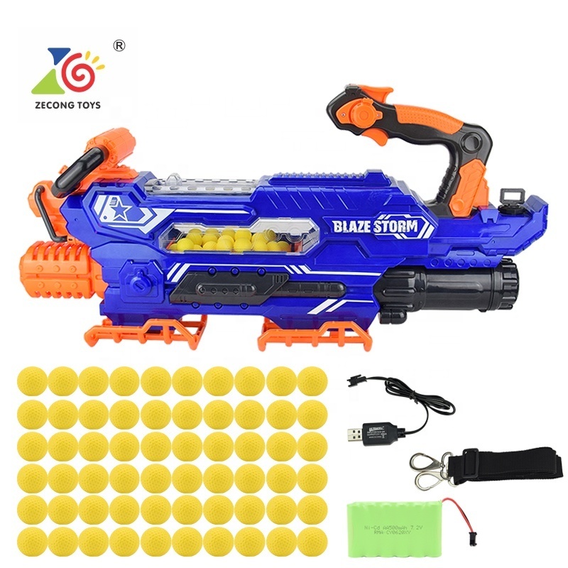 Blaze storm fully motorized blaster toy guns for boys guns for adult foam round ball gun juguetes