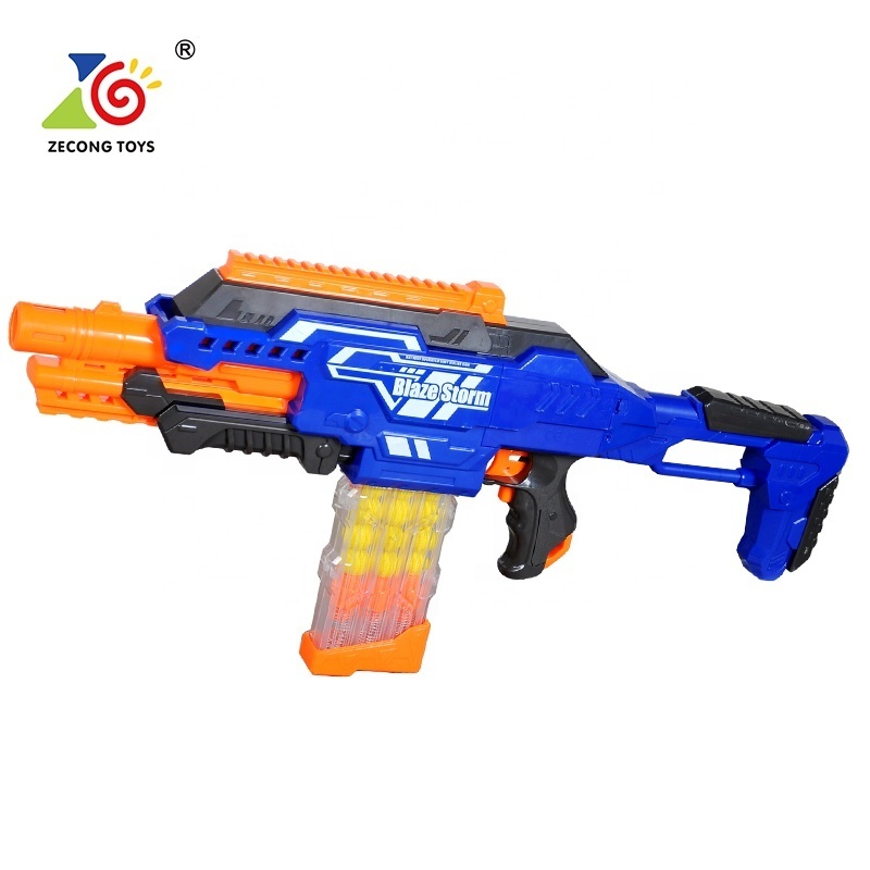 Blaze storm soft bullet gun toy ball shooting bo gun