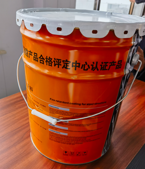 Good weather resistance Fireproof Intumescent Coating Solvent based Paint For Steel Structural