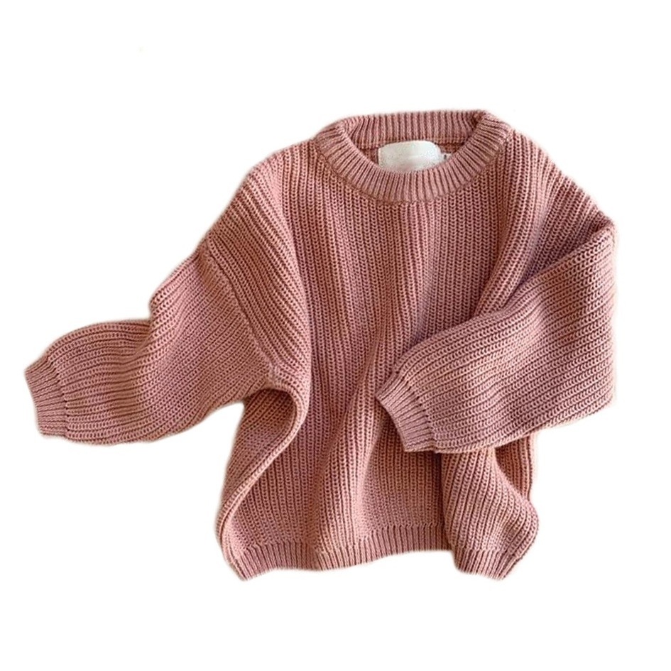 Custom girls solid color crochet sweaters baby handwool sweater set baby girls clothes