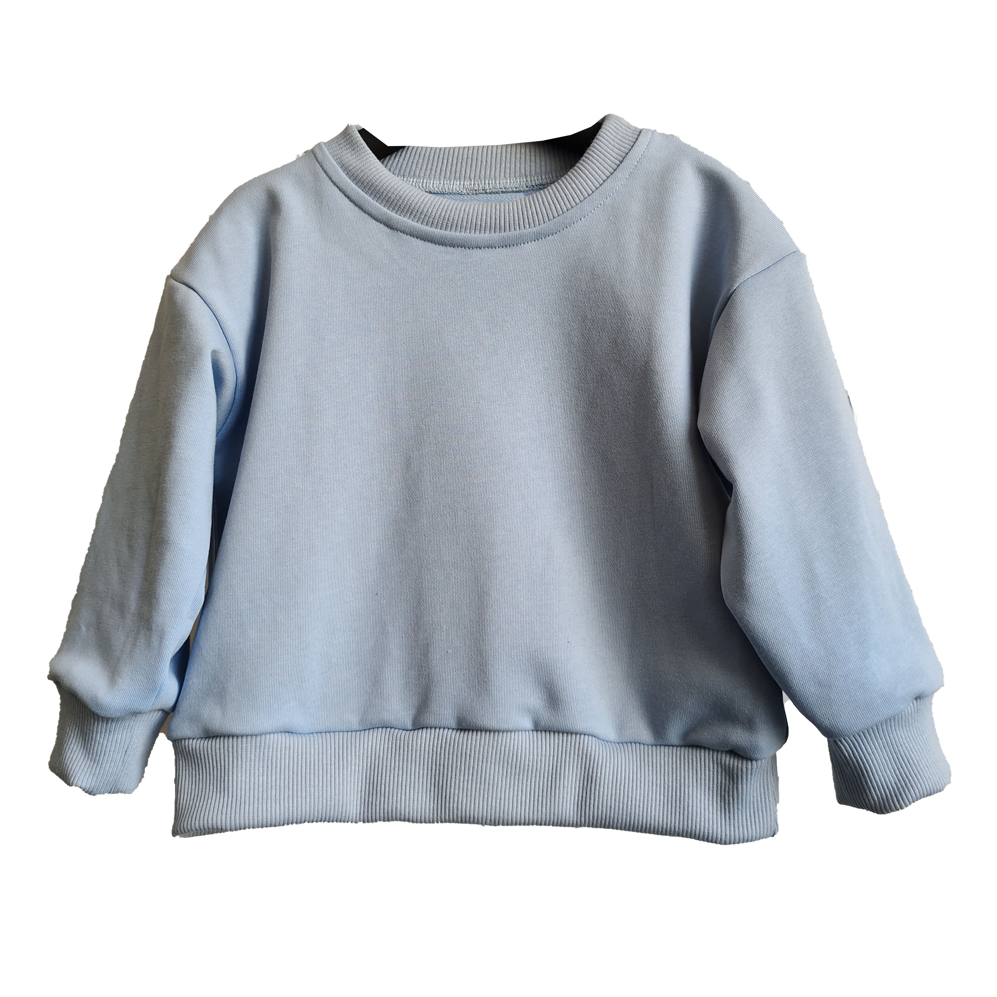 Baby Cotton Crewneck Spring Long Sleeve Pullover Unisex Toddler Jumper Casual Kids Oversized Sweatshirt