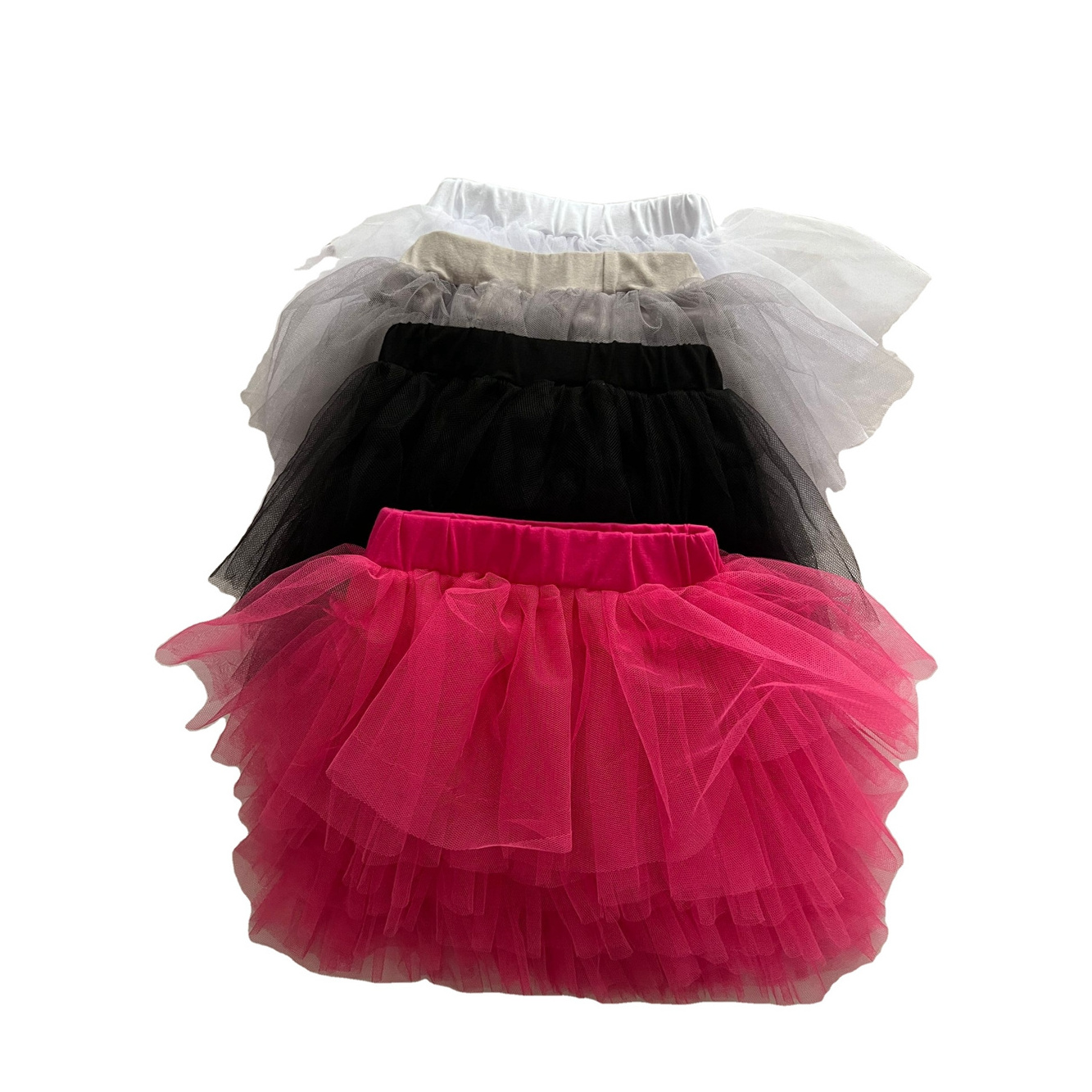 Classic high quality baby girls layered ballet tutu skirt birthday princess party lace dress for kids