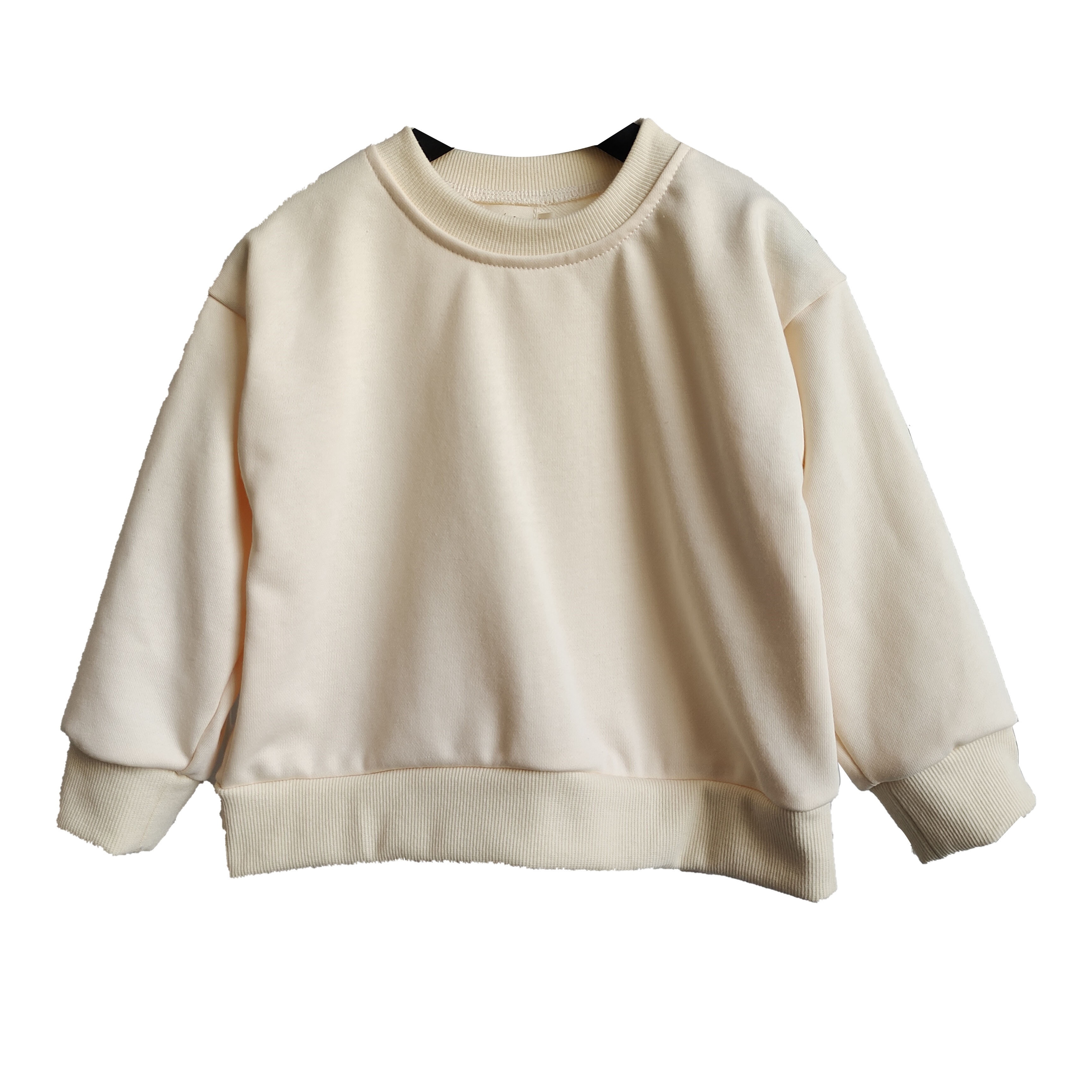 Baby Cotton Crewneck Spring Long Sleeve Pullover Unisex Toddler Jumper Casual Kids Oversized Sweatshirt