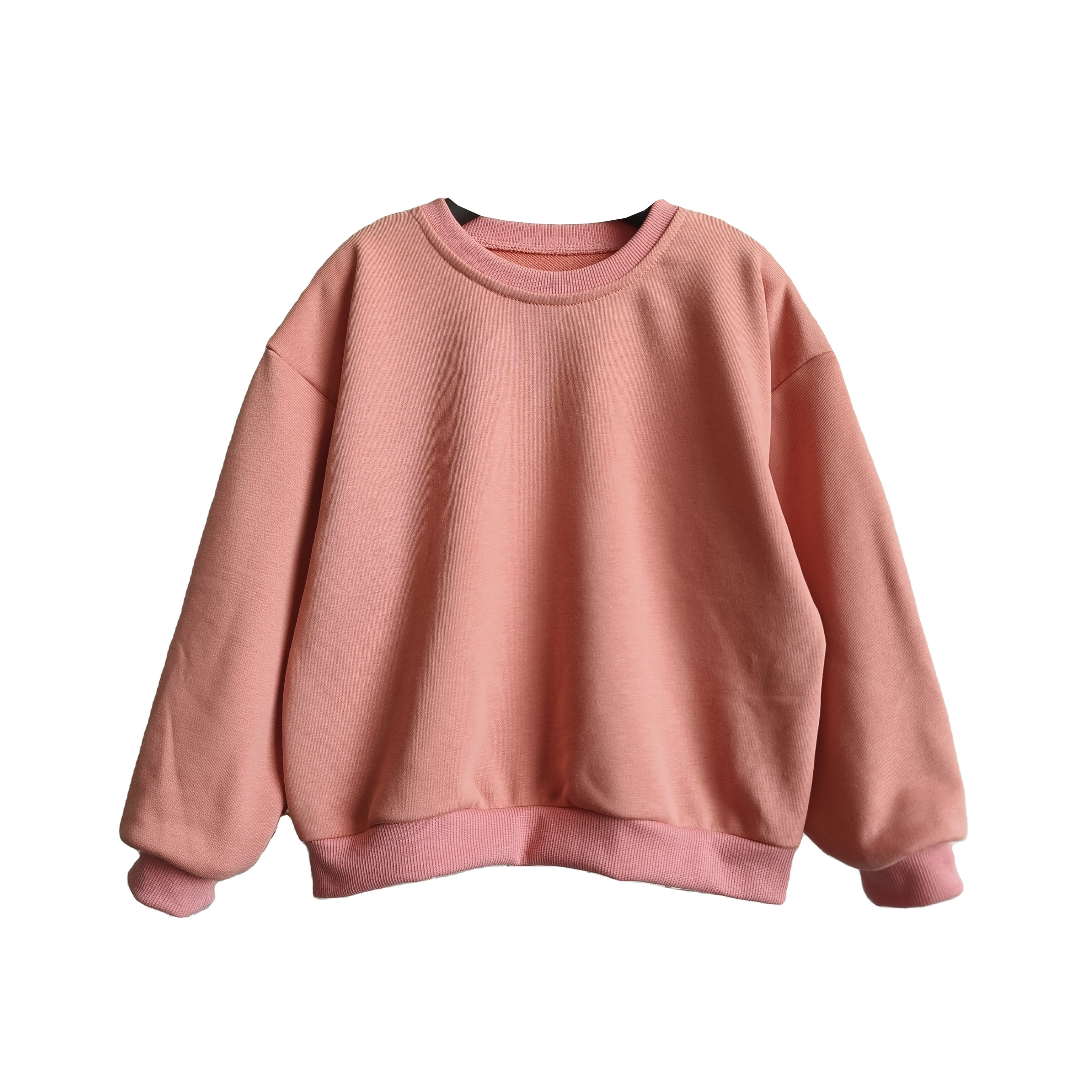 Baby Cotton Crewneck Spring Long Sleeve Pullover Unisex Toddler Jumper Casual Kids Oversized Sweatshirt