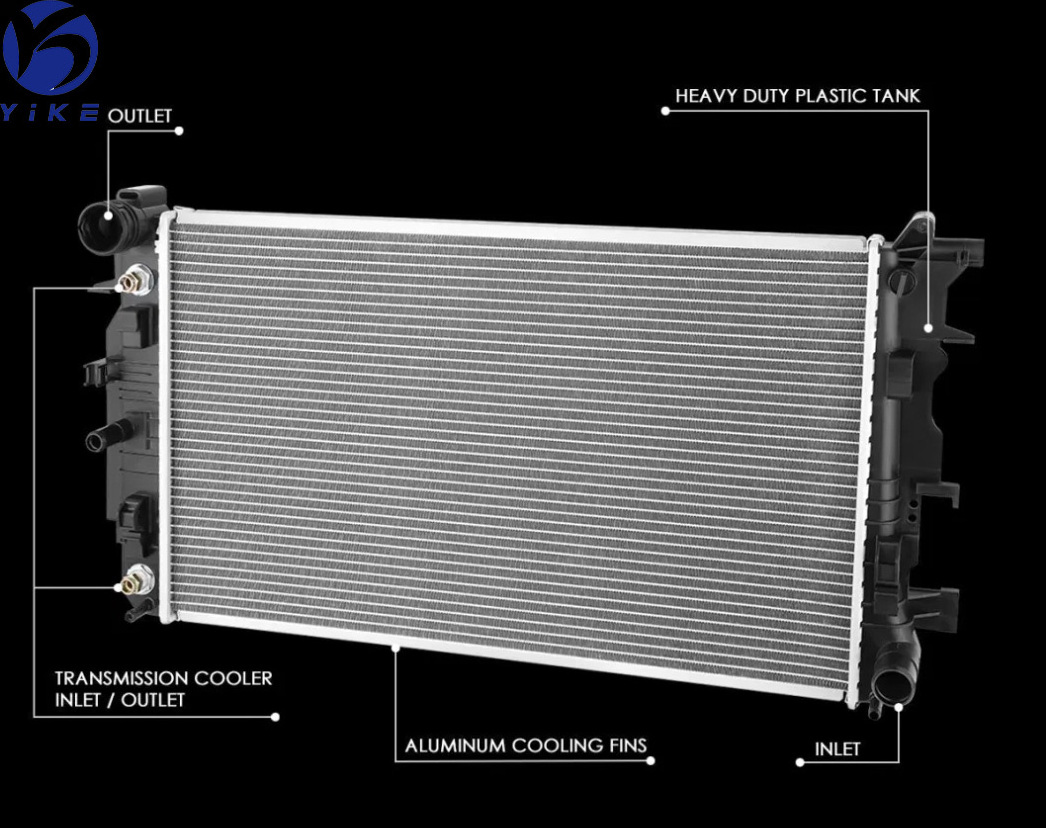 Best price Aluminum Cars Radiators for TLUNDCRUISER 5.7L OEM 16400-51040 Aluminum Car Radiator for Tiida Versa pa66 gf30