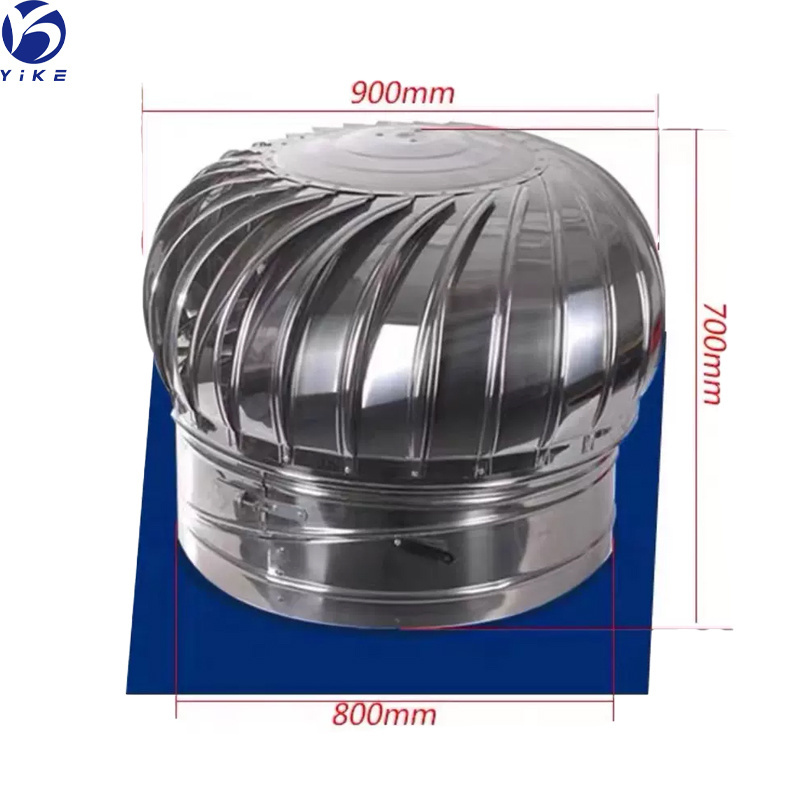 Hot sale Roof Top Turbine Ventilating Fan Natural Powerless Roof fan For Factory Attic Cooling