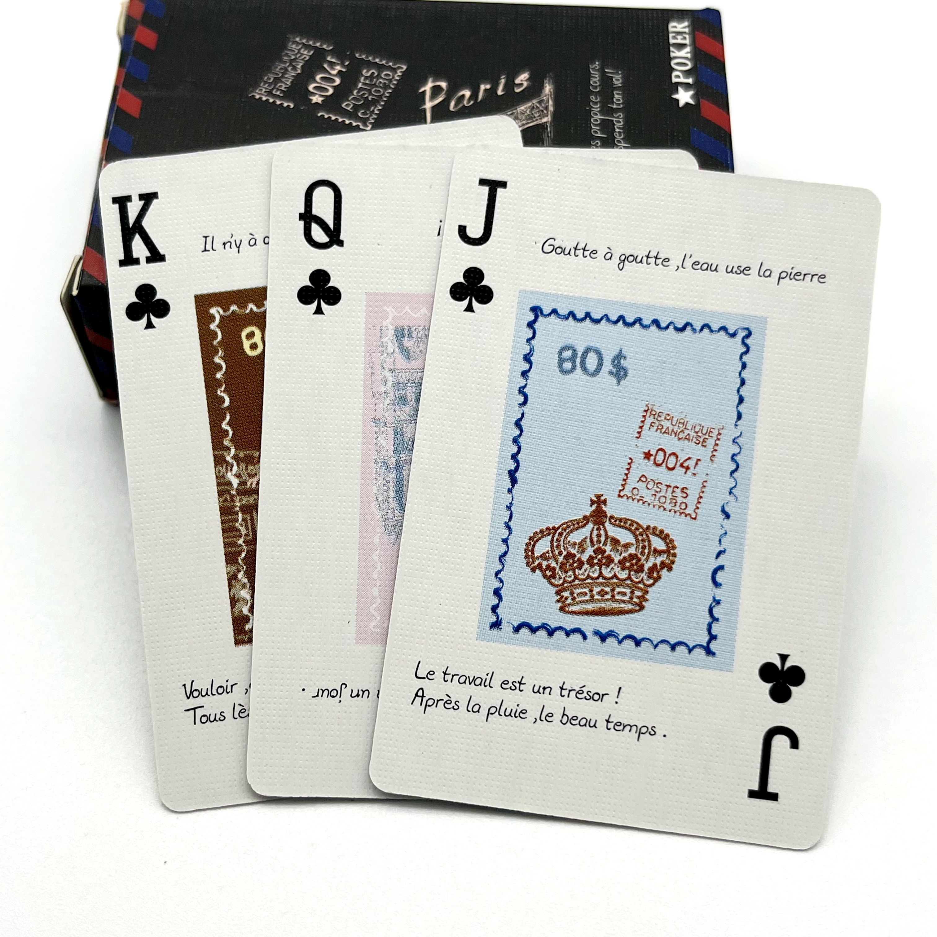 wholesale custom printing cute kids mini poker playing cards for advertising