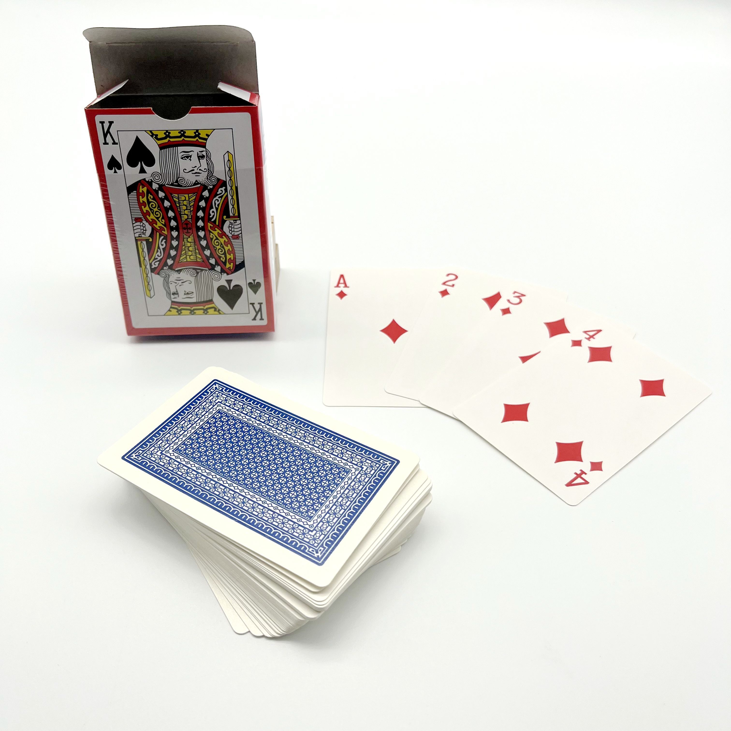 wholesale factory free sample cheap price custom blank paper playing cards sale in bulk