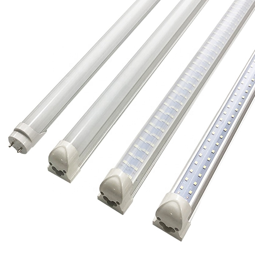 6500k 8000k 28w 45w 72 watt 72watt 4 foot 8 feet 4ft 5ft 8ft v shaped t8 integrated led shop tube lights