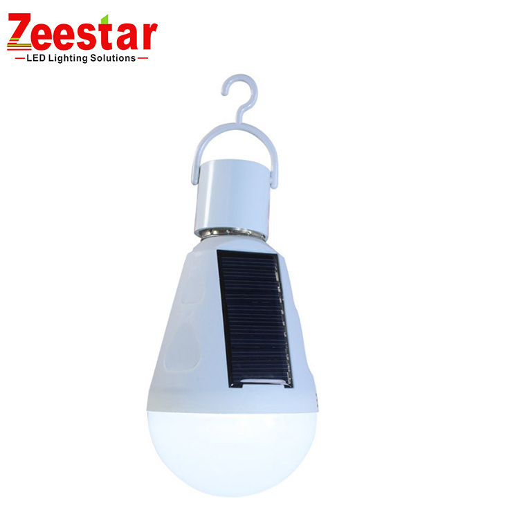 rechargeable outdoor lamp portable light emergency solar bulb