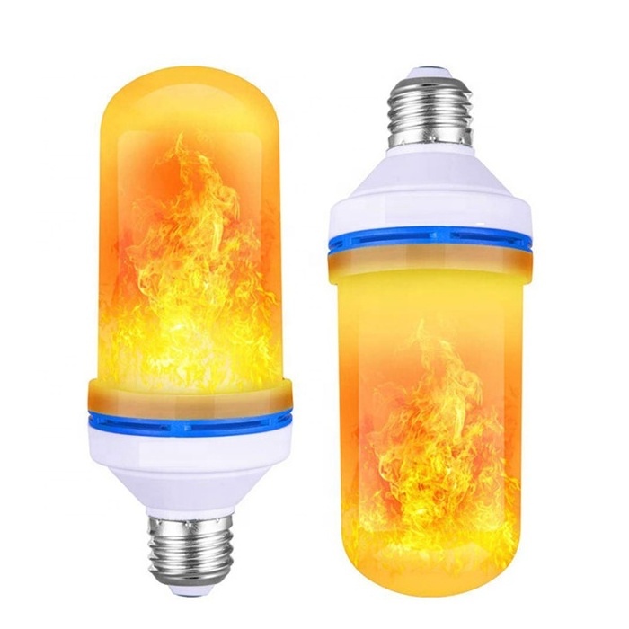 1800K real fire led flame effect bulb with upside down effect