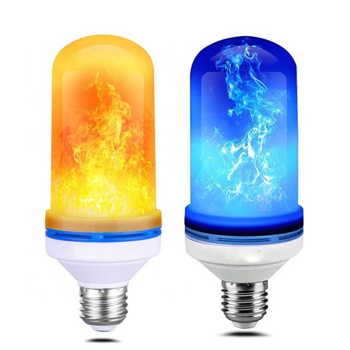 1800K real fire led flame effect bulb with upside down effect