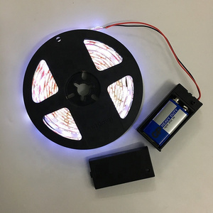 rechargeable small battery powered operated led strip light