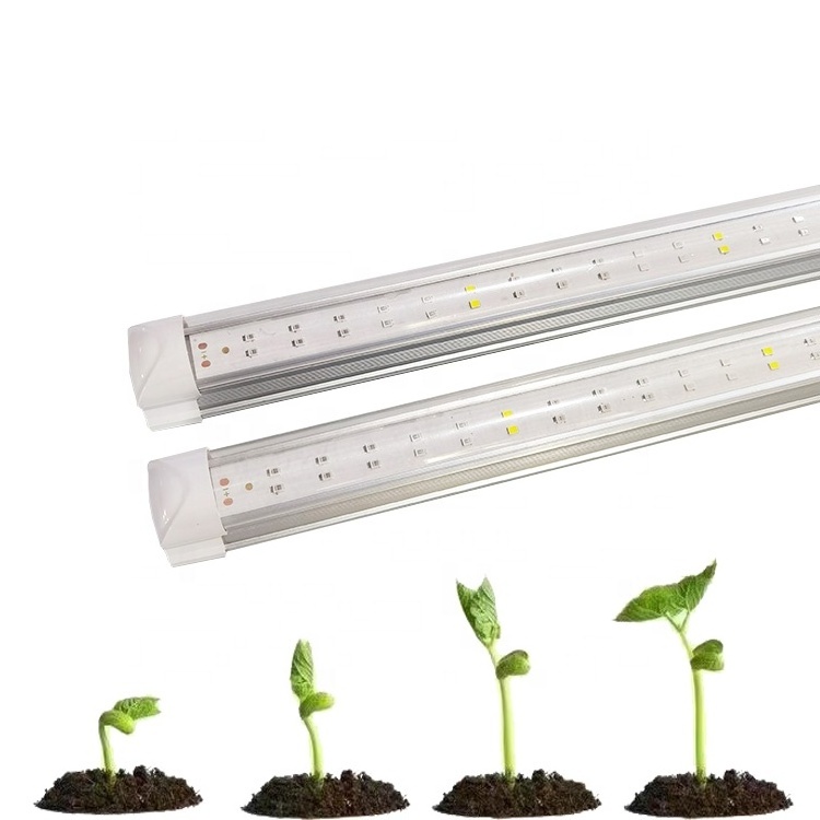 High Efficacy T5 T8 LED Integrated Light Aluminum Reflector LED Grow Shop Light