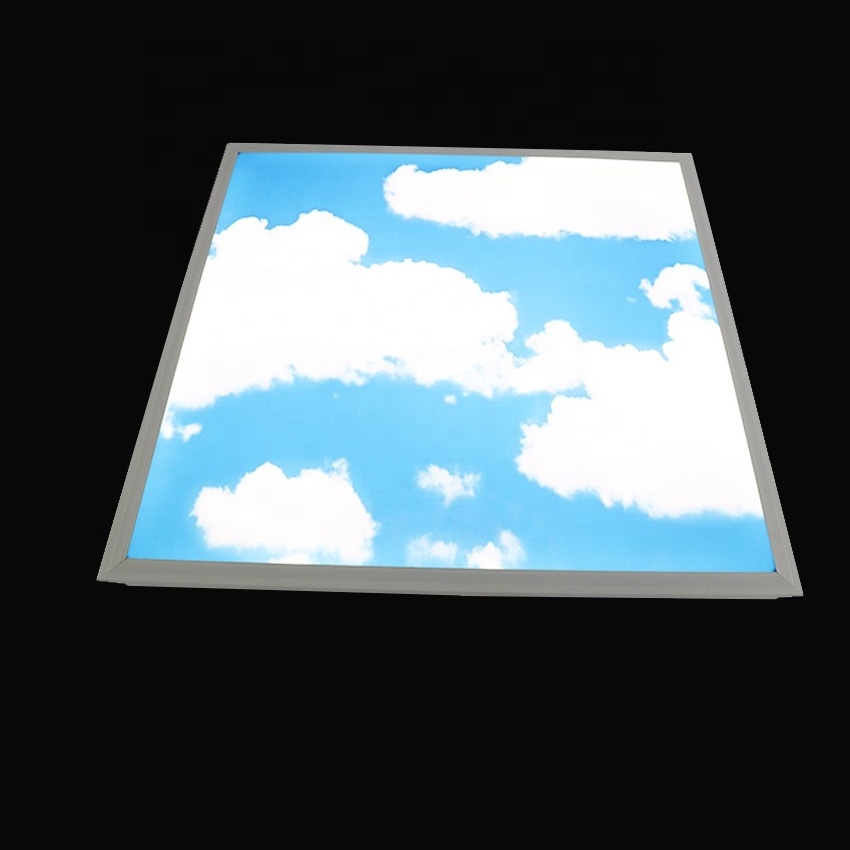 600*600 artificial blue sky sunlight and cloud led skylight ceiling panel home