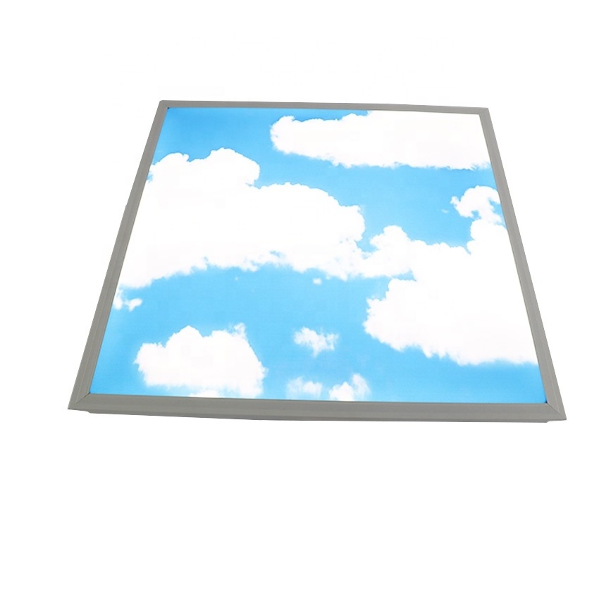 600*600 artificial blue sky sunlight and cloud led skylight ceiling panel home