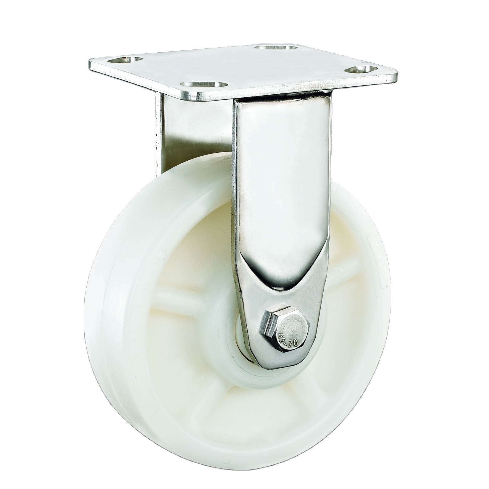 8 inch Heavy Duty Stainless Steel Nylon Swivel Caster Wheels