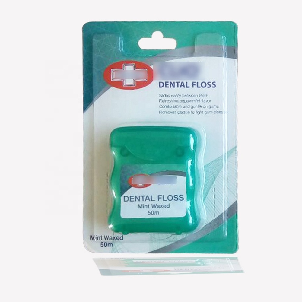 New Bulk PP 50M Dental Floss mint flavor waxed floss