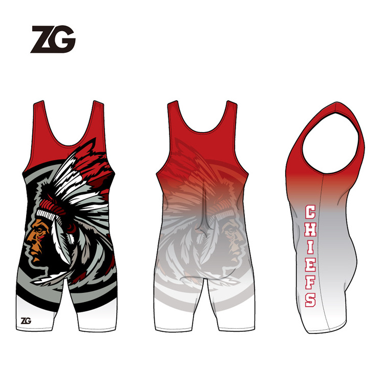 OEM Service Singlets Wrestling Pink Wrestling Singlet 88% polyester and 12% spandex Fabric Wrestling Singlets Custom Plus Size