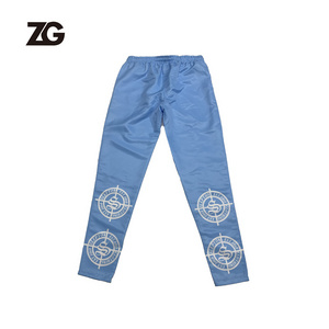 wholesale custom 100% polyester  mens track pants  elastic cuffs windbreaker pants