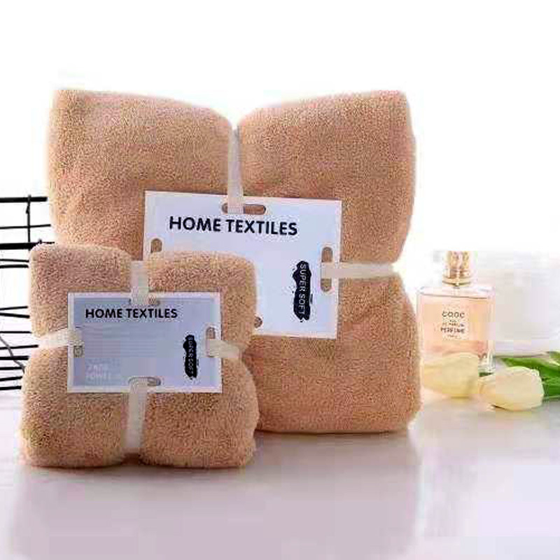 Multicolor optional fashion cotton household towel bath towel set