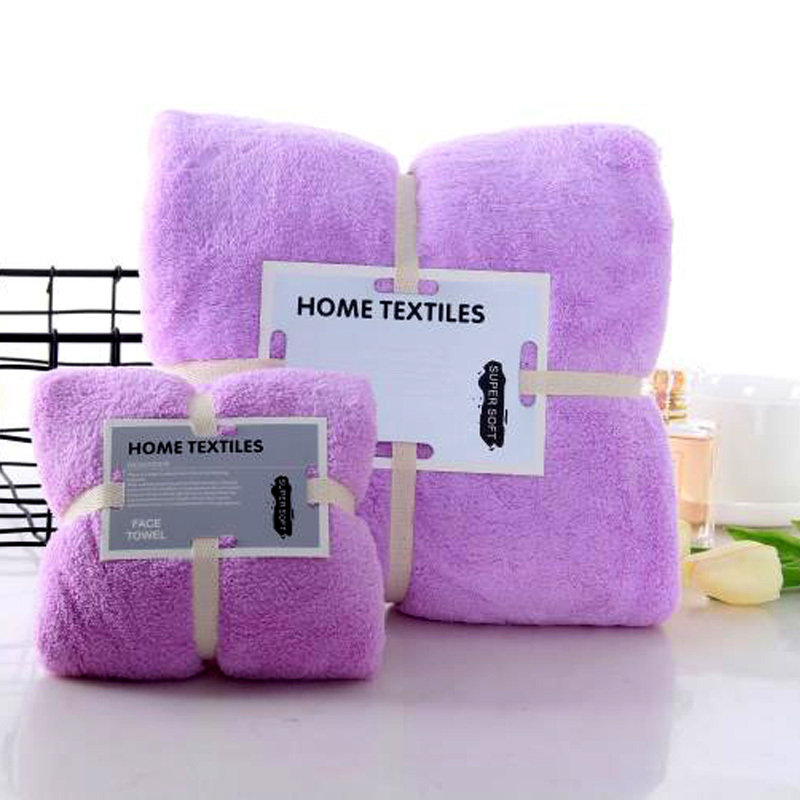 Multicolor optional fashion cotton household towel bath towel set