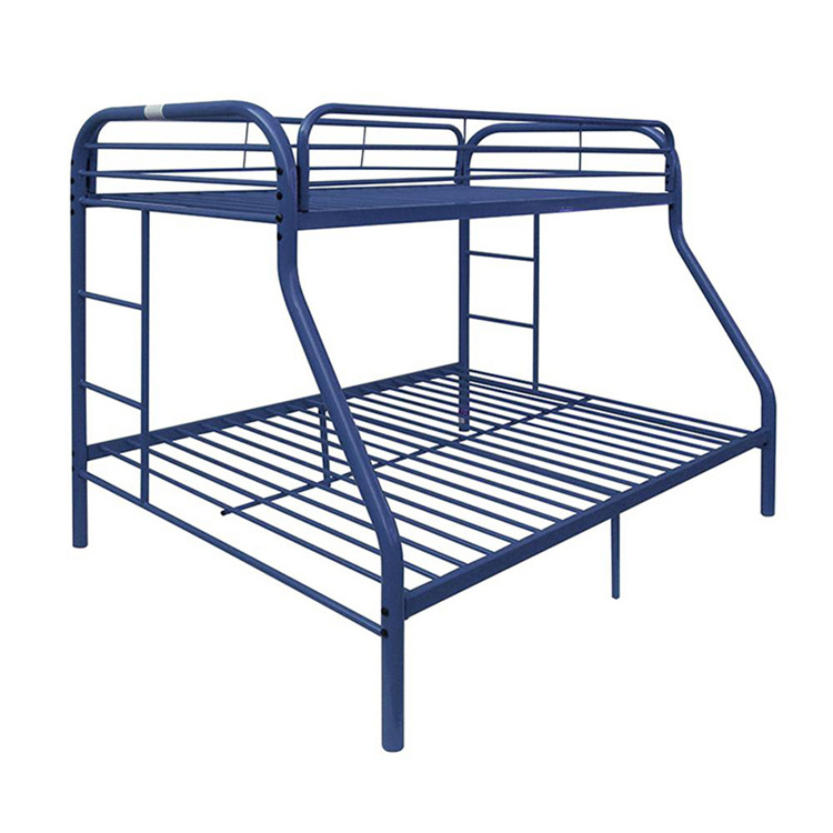 Bunkbed Platform Frame Manufacturers White Black Design Double Steel Metal Bunk Bed