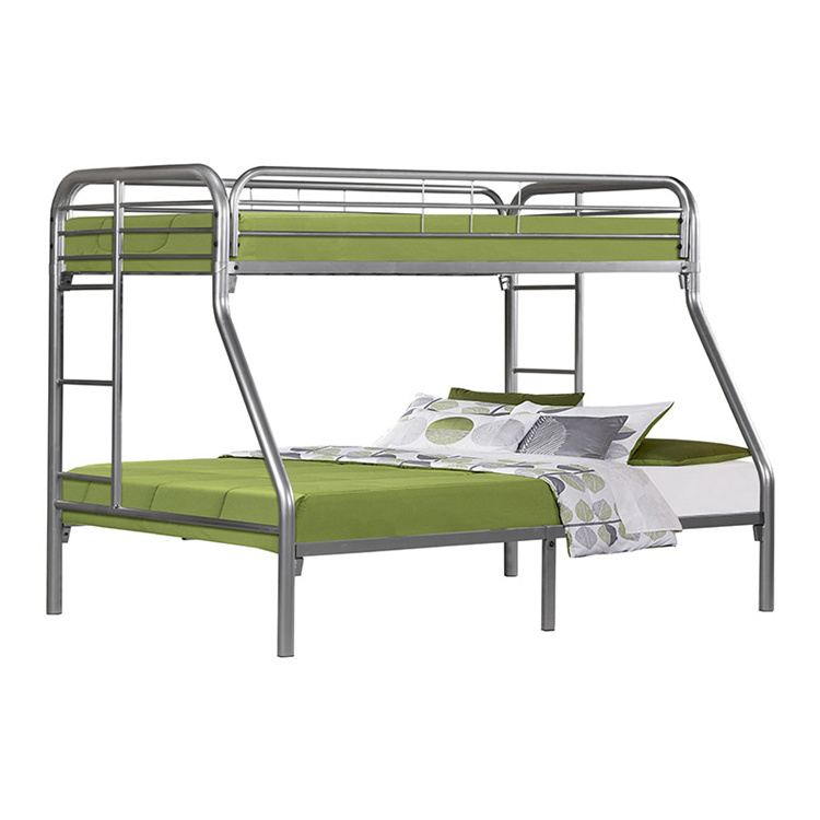 Bunkbed Platform Frame Manufacturers White Black Design Double Steel Metal Bunk Bed