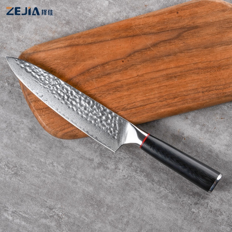 Chef knife professional 8 inch G10 Handle japanese damascus knife damascus knife pakistan