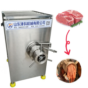 Commercial Electric Meat GrinderCommercial meat product making machines frozen fresh meat fish grinder mincer