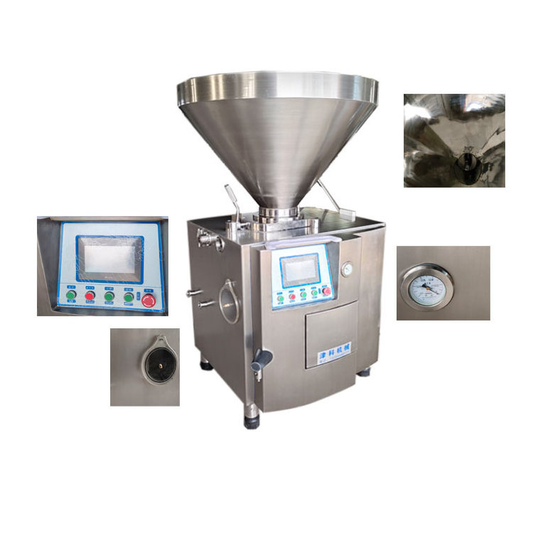 high speed vacuum sausage ham filling machine/vacuum quantitative sausage stuffer/vacuum filler for sausage